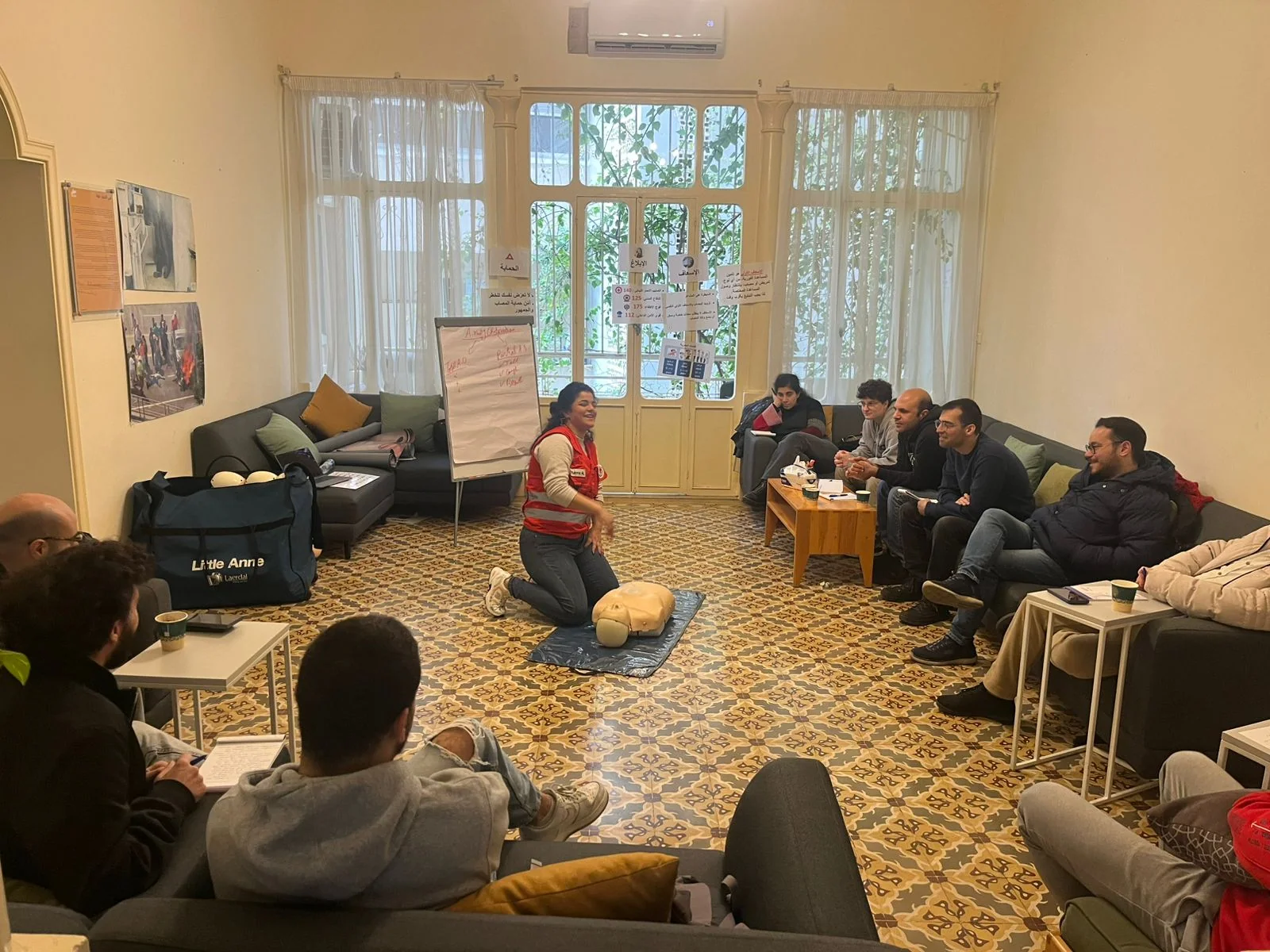 First aid training